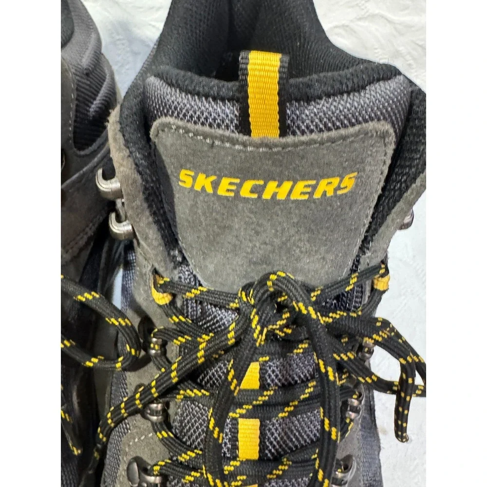 Skechers Relaxed Fit Air Cooled Waterproof Hiking Boots Men's 10.5 Gray